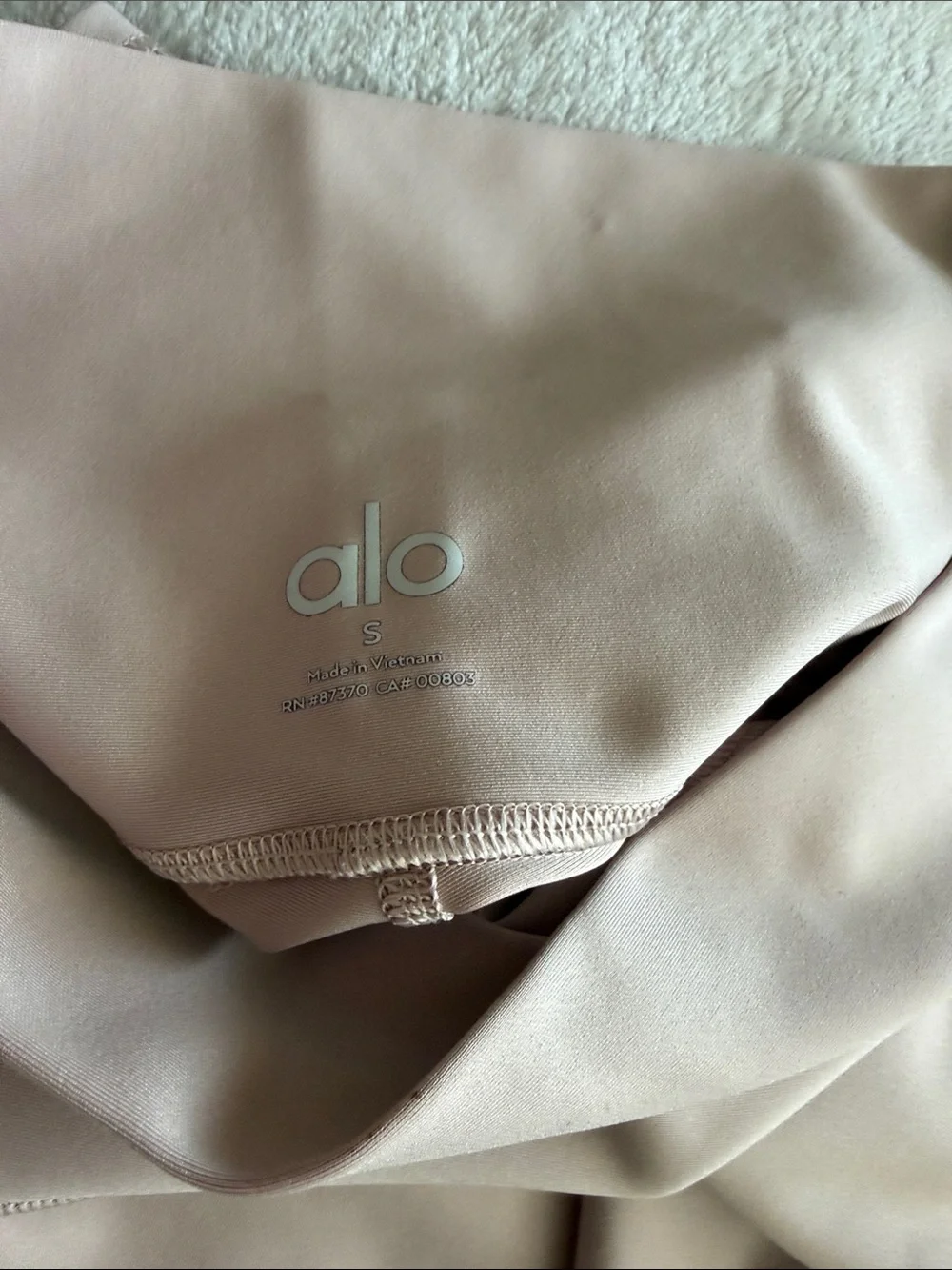 ALO Yoga High-Waist Leggings in Light Pink